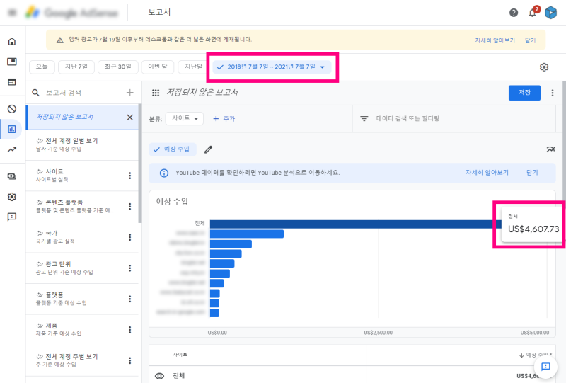구글 애드센스 수익 공개 500만원