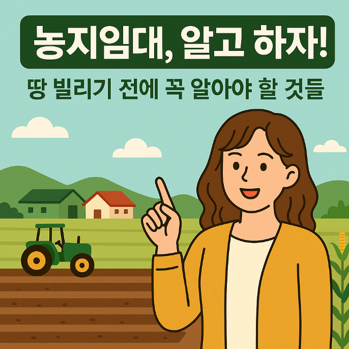 농지임대 땅빌리기 전에 꼭 알아야할 팩트체크