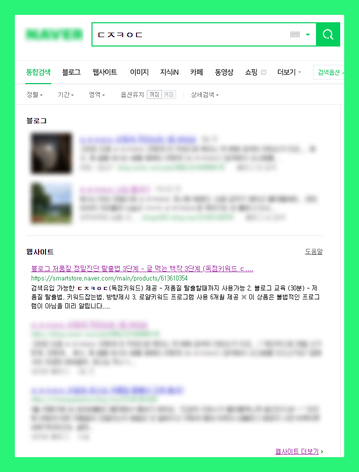 블로그 웹사이트 영역에만 노출됩니다