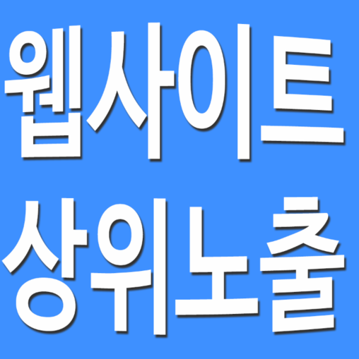 웹사이트 상위노출 50개사이트분석결과