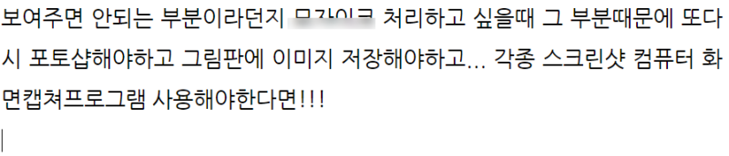 티온캡 화면캡쳐프로그램 사진흐리게 블러효과