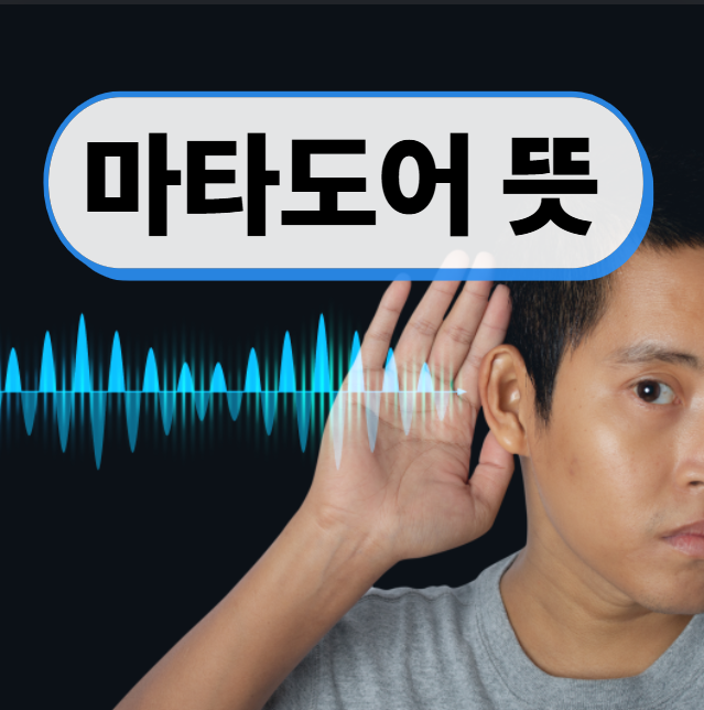 마타도어 뜻 단순한 소문이 ...