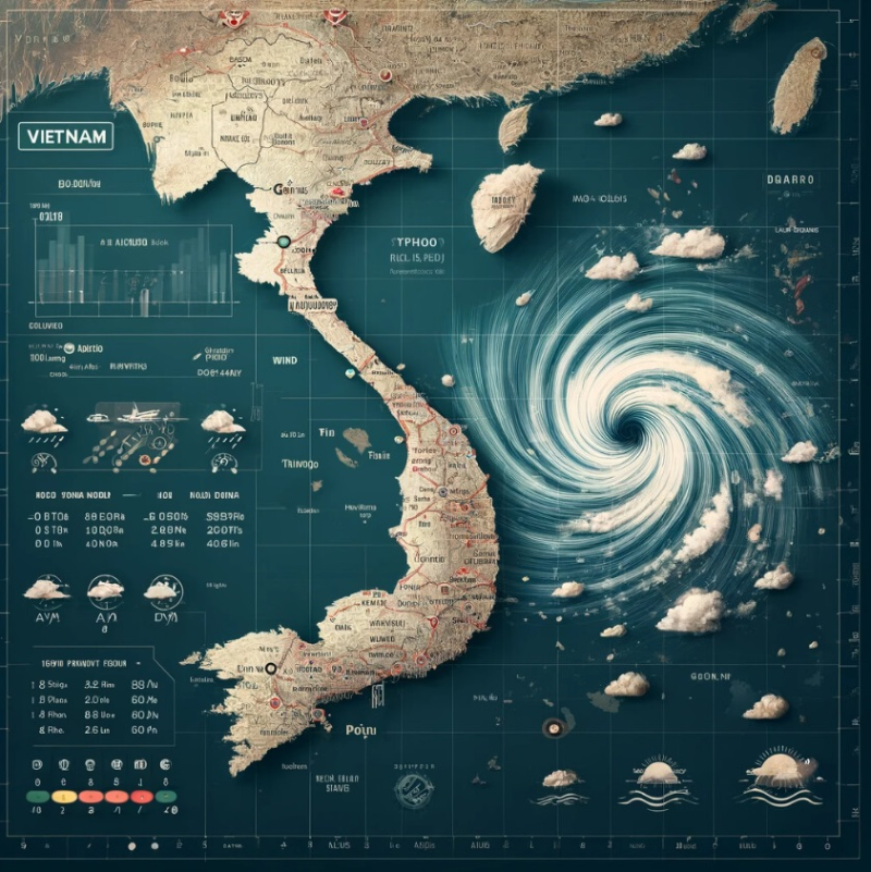 베트남 태풍 시기 2024년...
