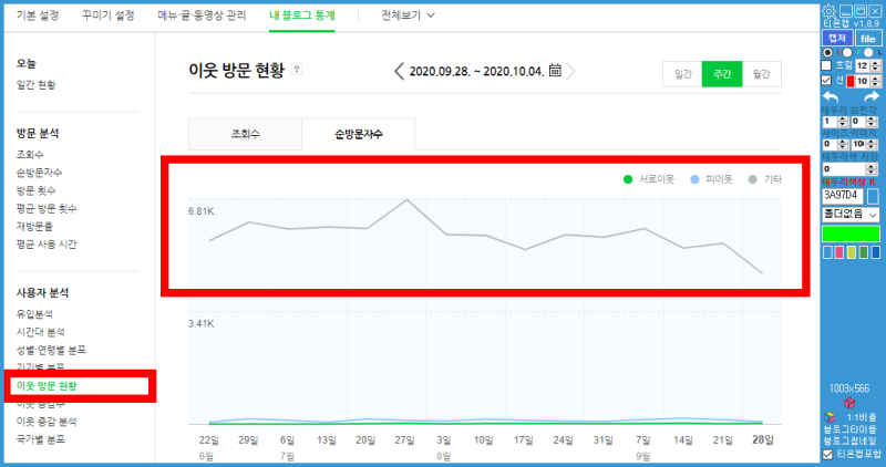블로그 방문자 기록 네이버 ...