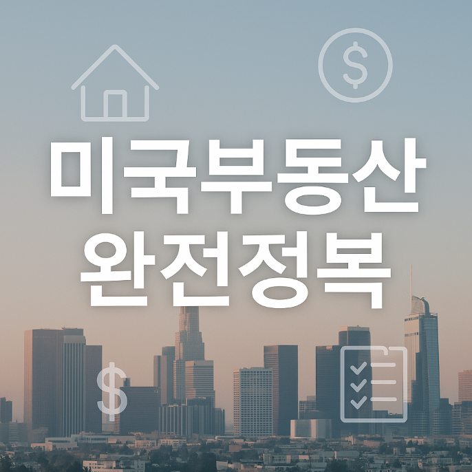 미국부동산 뜨거운 이유 세금, 유형 2025최신정보