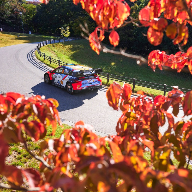 [2025 WRC 13R] 현대 월드랠리팀 타낙, 타이틀 쟁탈전이 격화된 일본 랠리에서 4위 기록
