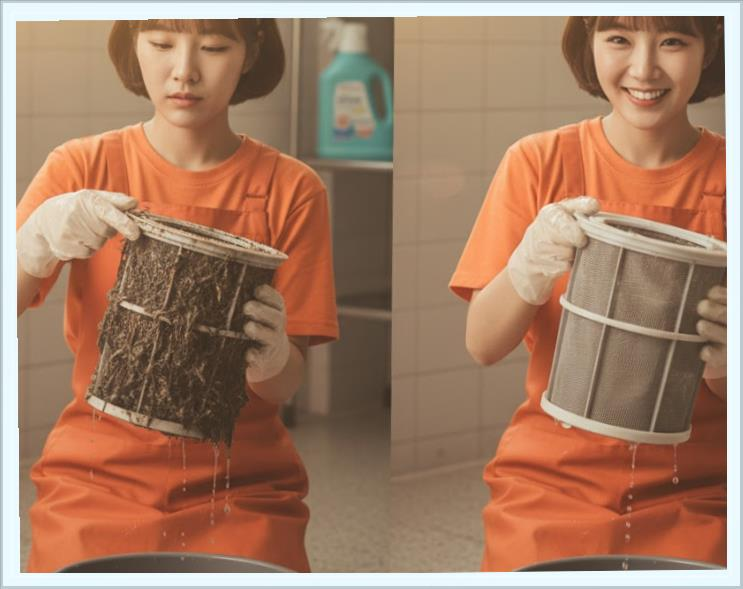 세탁기하수구막힘 확실하게 푸는 실전비법