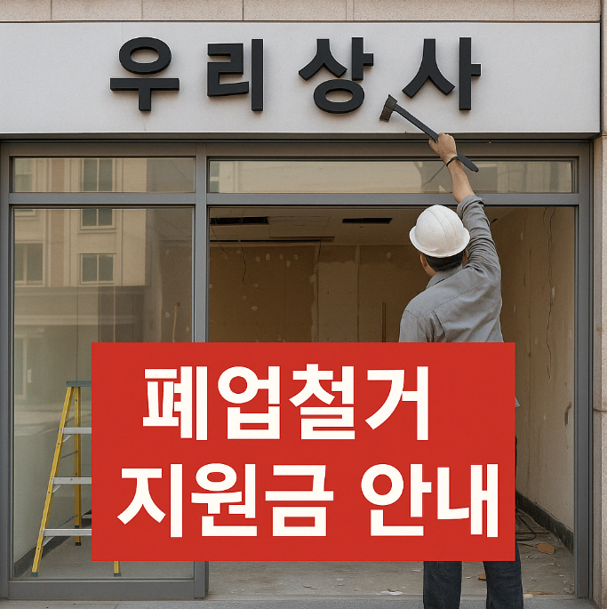 철거비 부담 덜어요  폐업철...