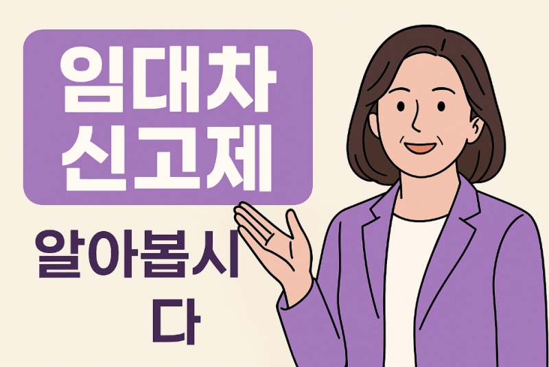 임대차 신고제 실제상황으로 본 주의사항 체크리스트