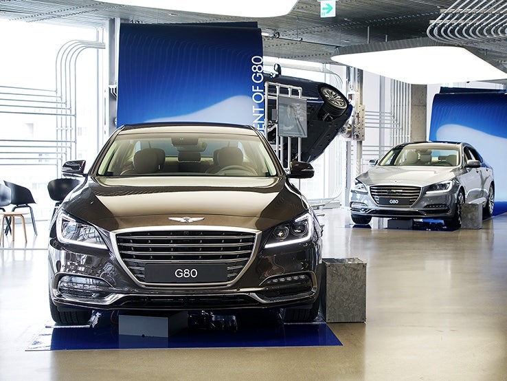 제네시스 G80 를 만날 수 있는 GENESIS G80 브랜드 체험관