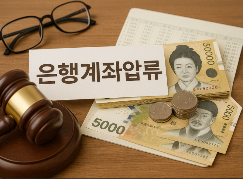 갑자기 통장 사용이 막혔다면? 은행계좌압류 이유와 대처법