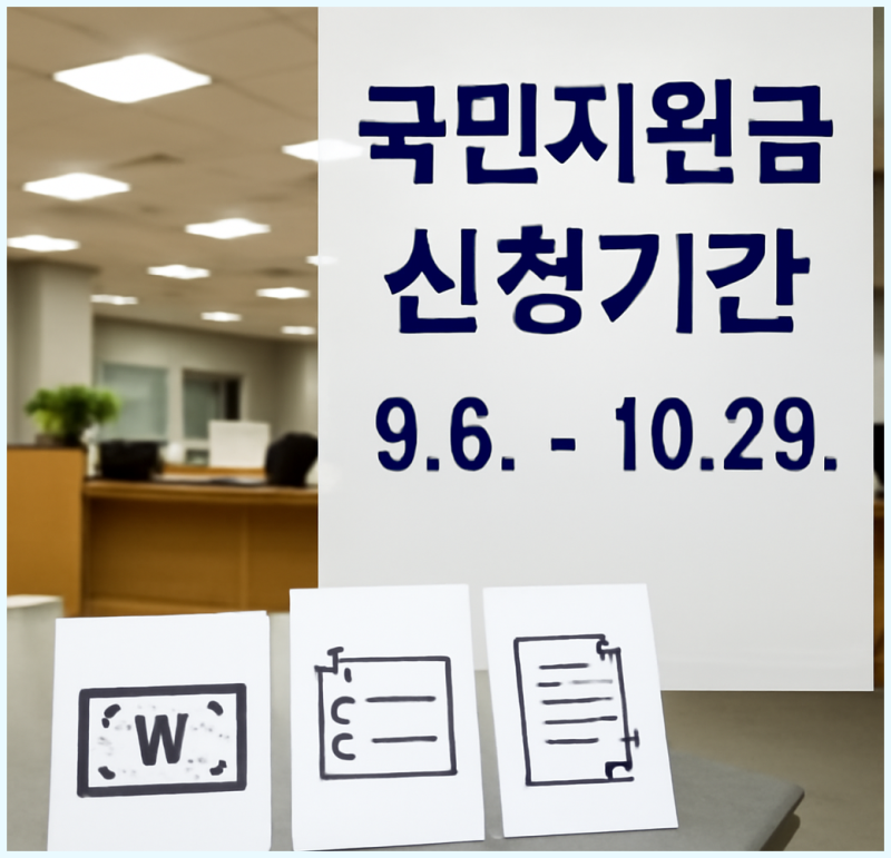 전국민 민생지원금 신청기간 완벽정리