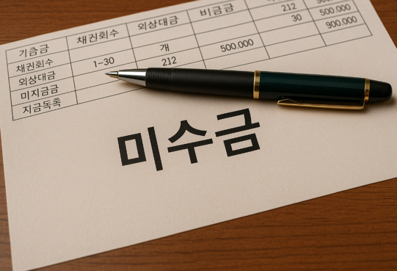 미수금 매출채권 채권회수 회계처리까지 골칫거리해소
