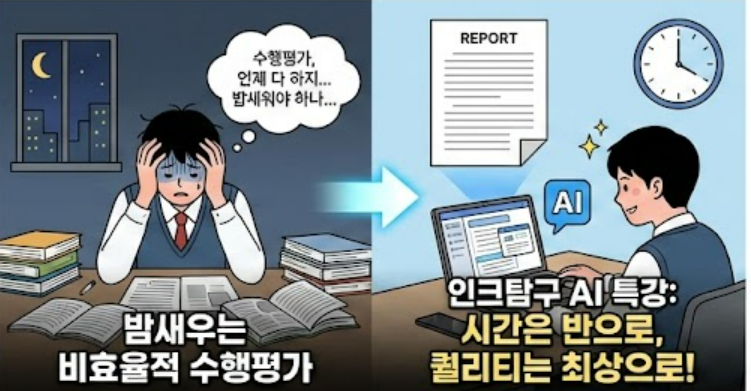 AI로 시간은 반으로, 학생부 격(格)은 최상으로! [인크탐구 특강] 탐구보고서  윤리적 AI 활용법