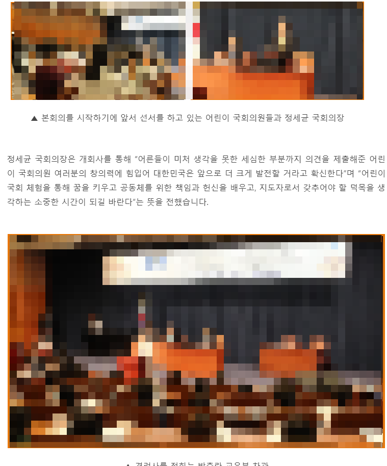 2017제13회 대한민국어린이국회 대상 김천율곡초등학교